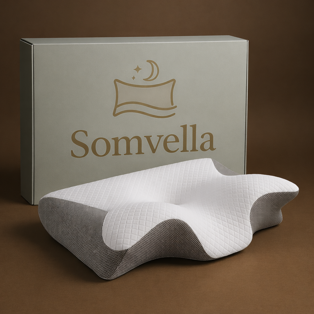 Somvella™ Orthopedic Pillow for Less Neck and Back Pain