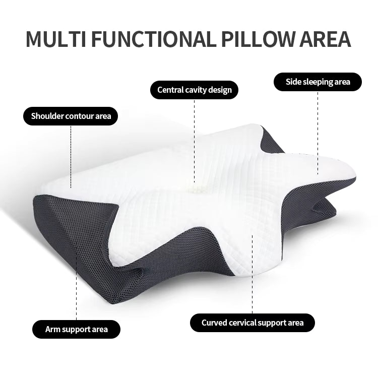 Somvella™ Orthopedic Pillow for Less Neck and Back Pain