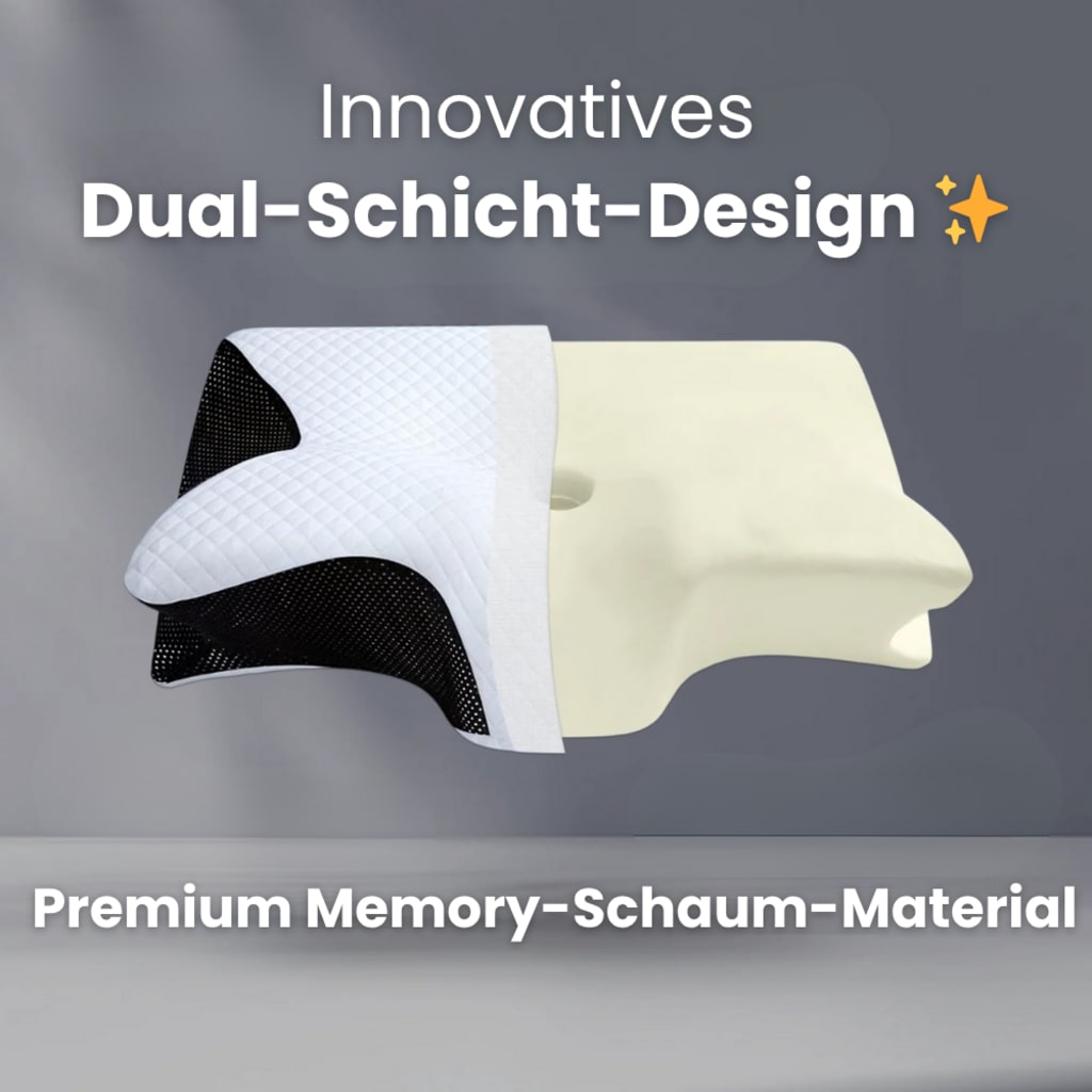 Somvella™ Orthopedic Pillow for Less Neck and Back Pain